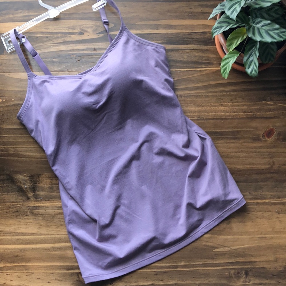 NWT Lavendar Camisole with Built-in Bra Top